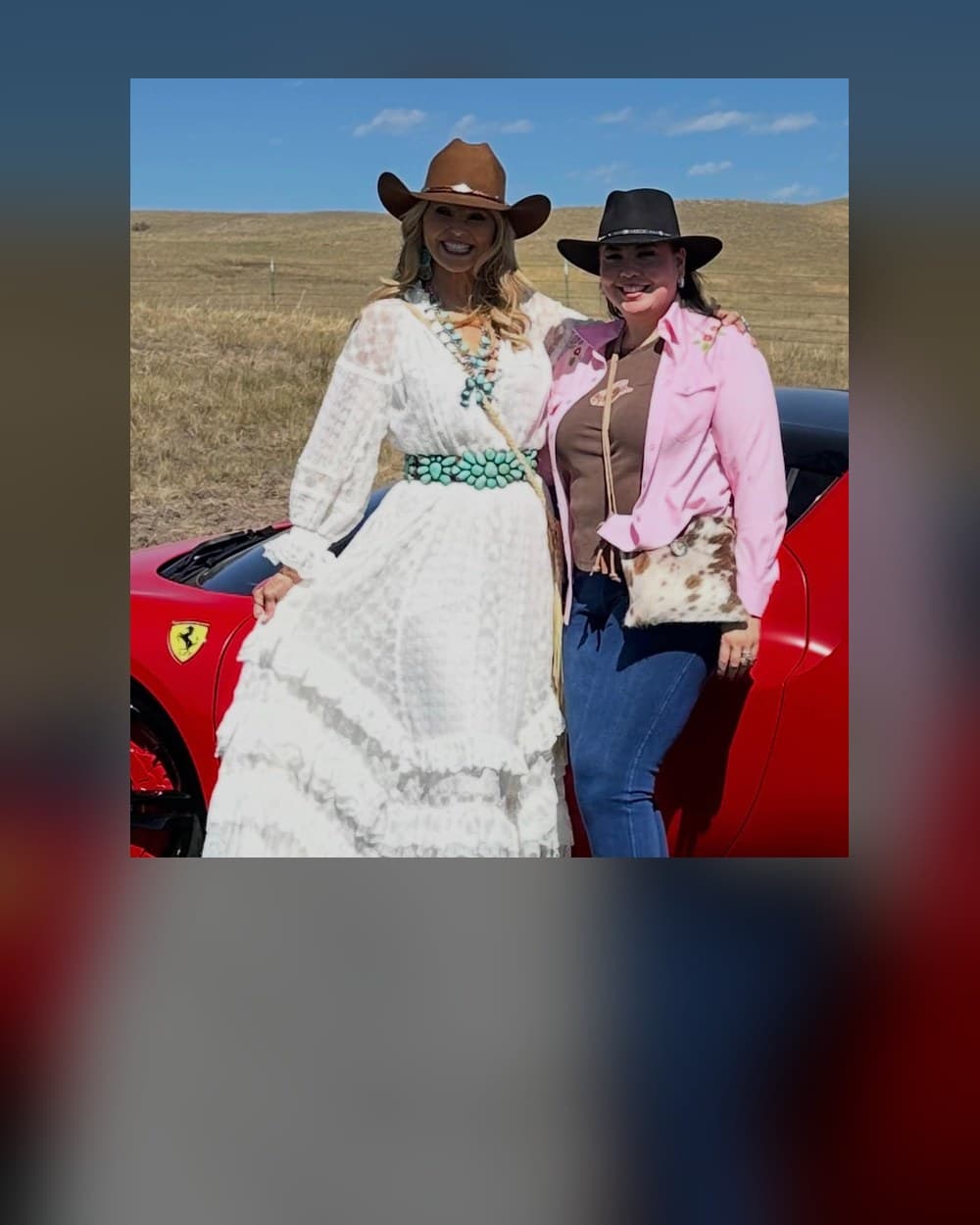 Bonnie Laslo with Christie Brinkley
