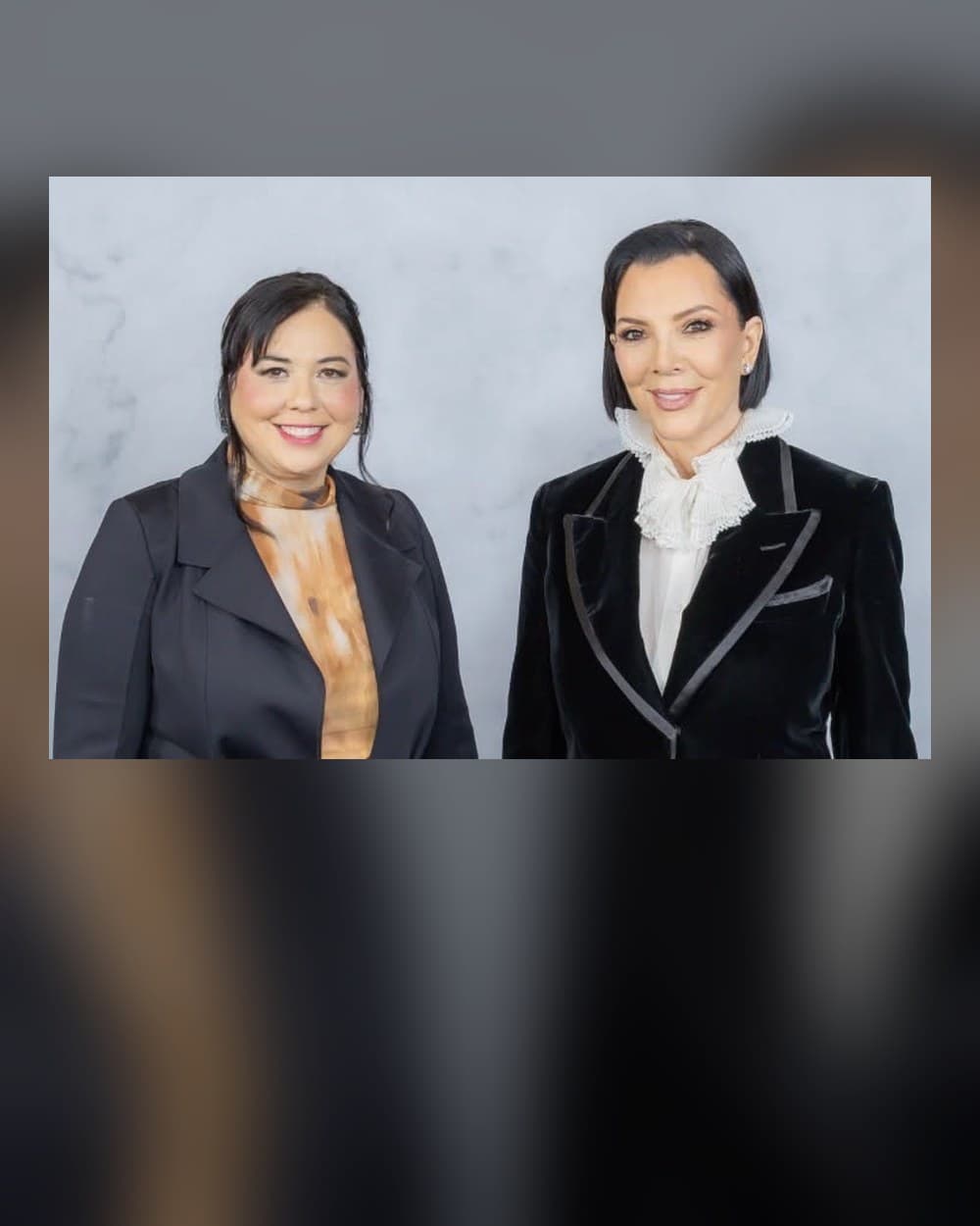 Bonnie Laslo with Kris Jenner