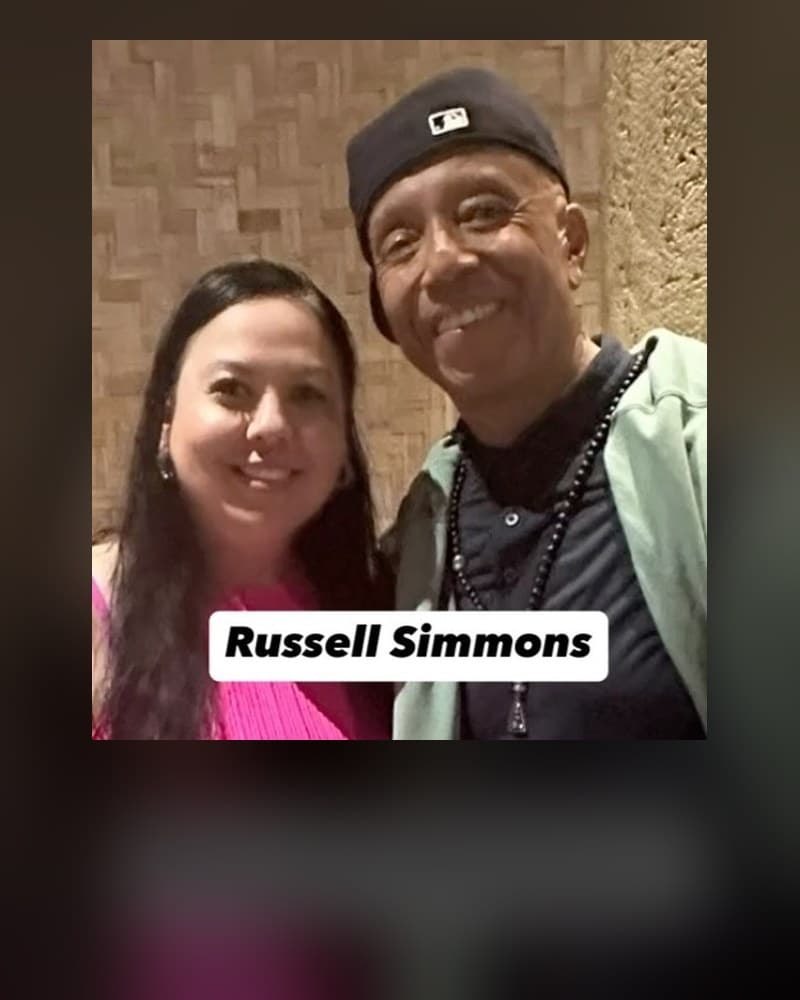 Bonnie Laslo with Russell Simmons