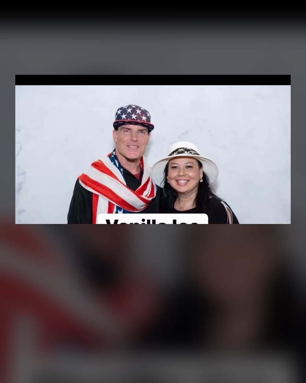 Bonnie Laslo with Vanilla Ice