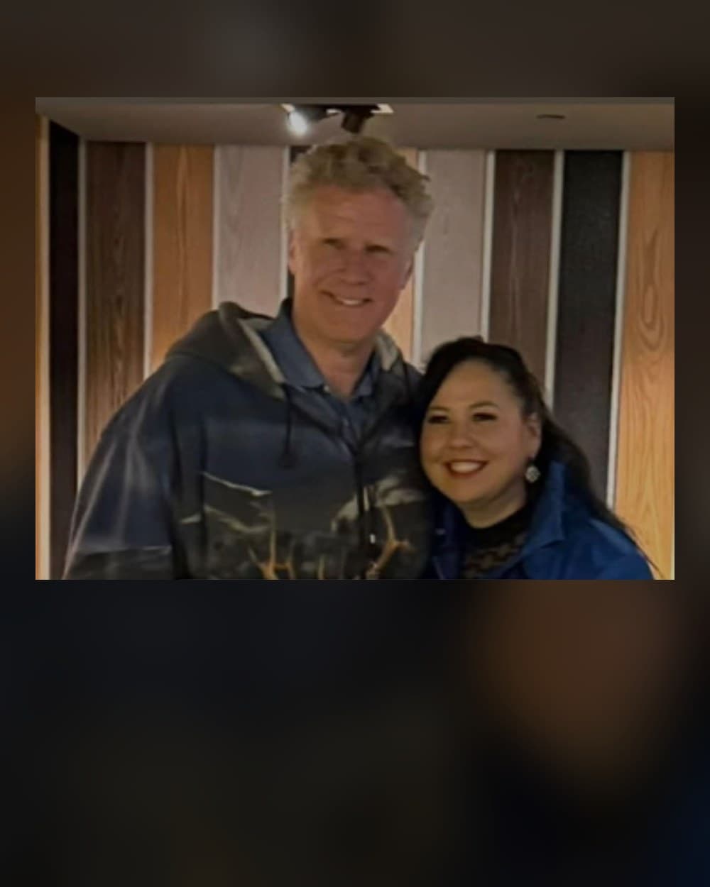 Bonnie Laslo with Will Ferrell
